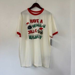 HAVE A WALL-E JOLL-E HOLIDAY DISNEY SHIRT SIZE L